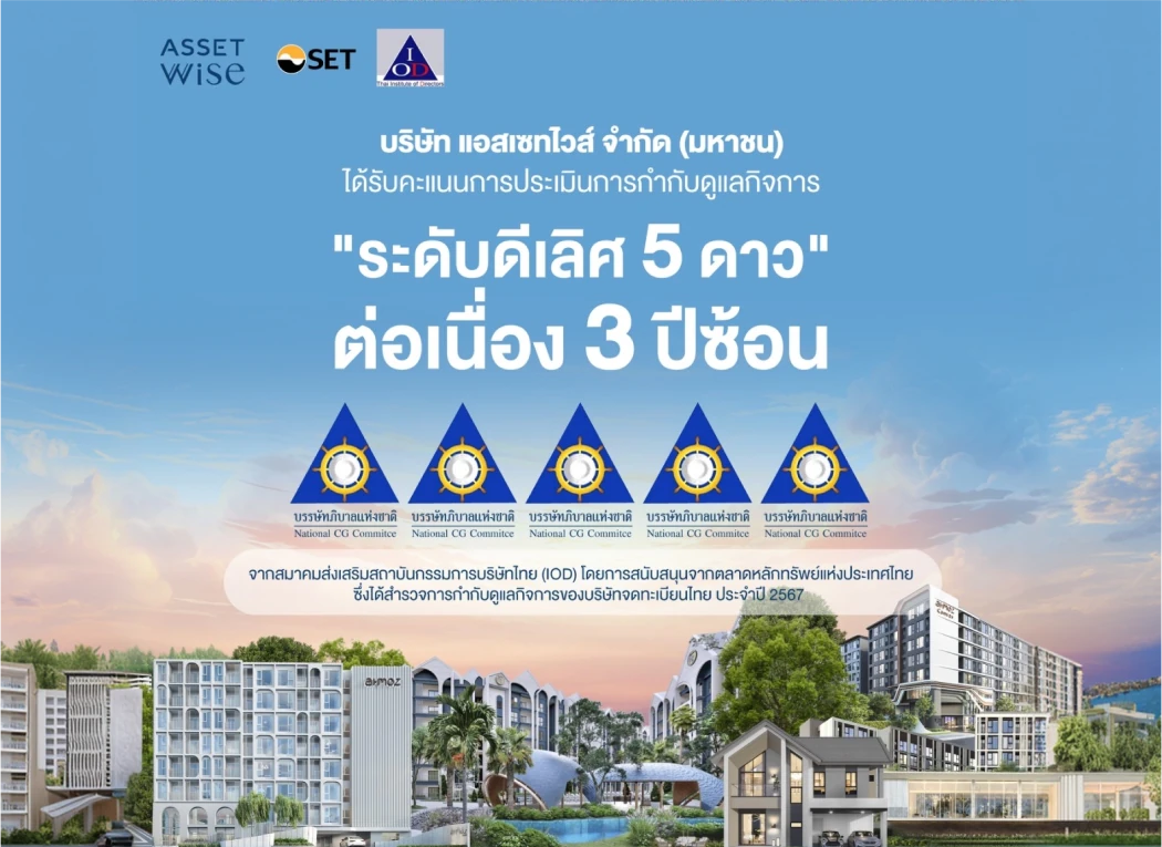 The company has been awarded an “Excellent” Corporate Governance (CG) Scoring and ranked in the Top Quartile